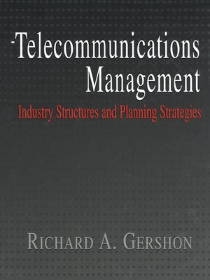 cover image of Telecommunications Management